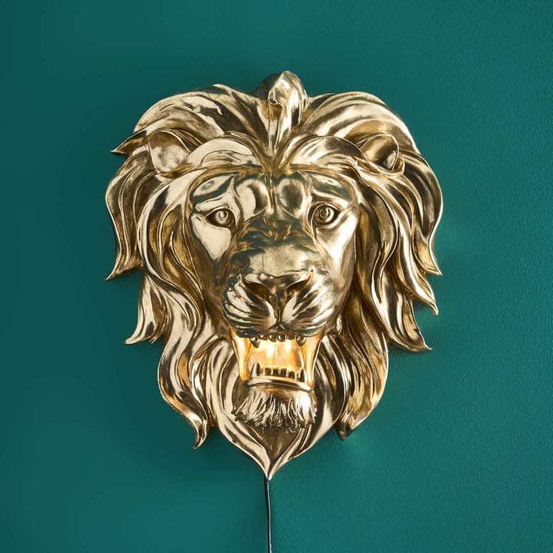 Wall Lamp King Lion Gold