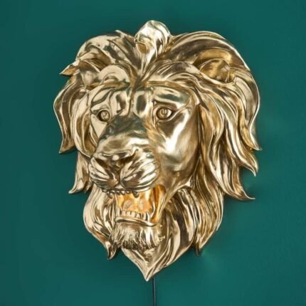 Wall Lamp King Lion Gold