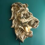 Wall Lamp King Lion Gold
