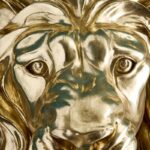 Wall Lamp King Lion Gold