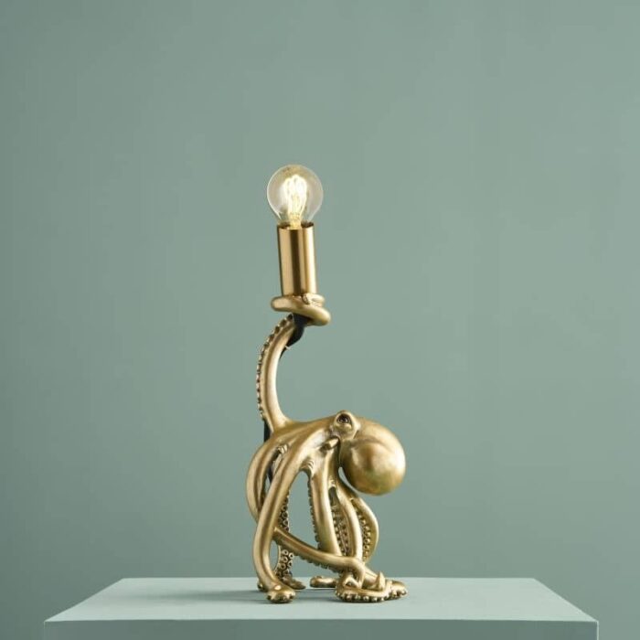 Table Lamp Octopus Baby Otto Octopus Gold