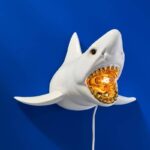 Wall Lamp Shark Sharky White-Gold