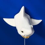 Wall Lamp Shark Sharky White-Gold