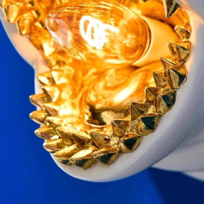 Wall Lamp Shark Sharky White-Gold