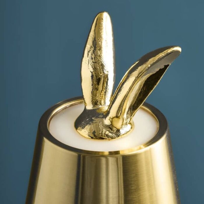 Table Lamp Rabbit Led Hiding Rabbit Glossy Gold