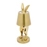 Table Lamp Rabbit Led Hiding Rabbit Glossy Gold
