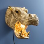 Wall Lamp Hippopotamus Patty Gold