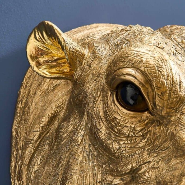 Wall Lamp Hippopotamus Patty Gold