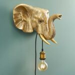 Wall Lamp Elephant Jumbo Gold