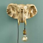 Wall Lamp Elephant Jumbo Gold