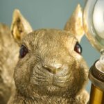 Table Lamp Squirrel Eduard Eichhorn Gold