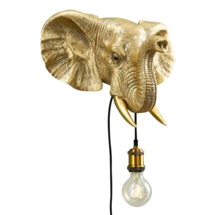 Wall Lamp Elephant Jumbo Gold