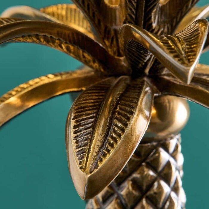 Table Lamp Palm Tree Gold-Black