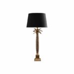 Table Lamp Palm Tree Gold-Black