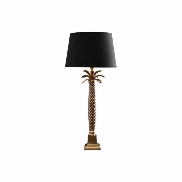 Table Lamp Palm Tree Gold-Black