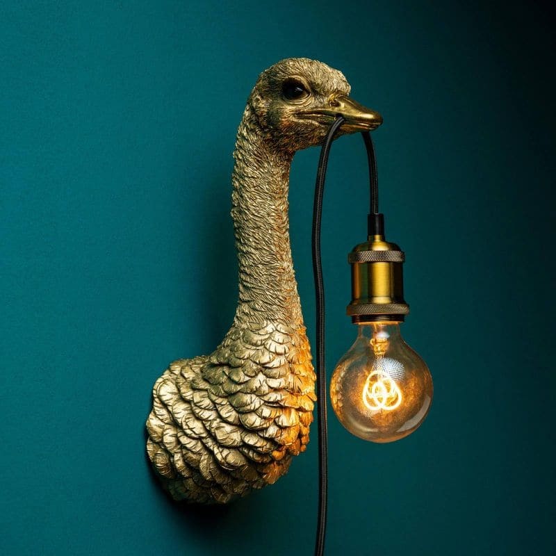 Wall Lamp Ostrich Baby Franz Josef Gold