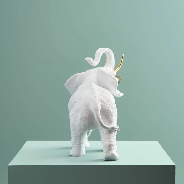 Table Lamp Elephant Dumbo White-Gold