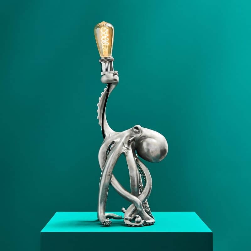 Table Lamp Octopus Otto Octopus Silver