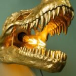 Wall Lamp Dinosaur Rexy Gold