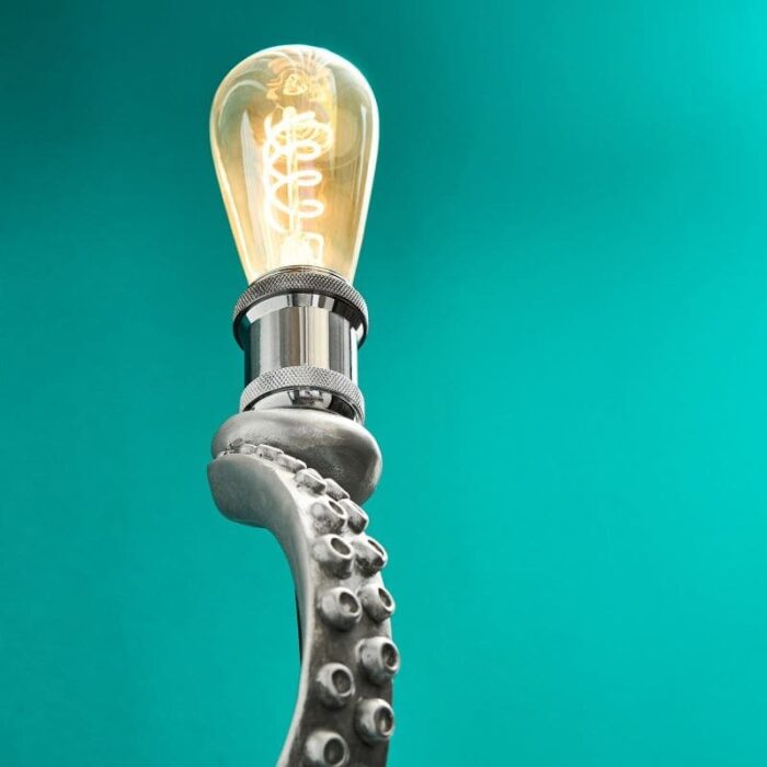 Table Lamp Octopus Otto Octopus Silver