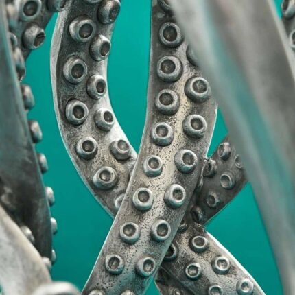 Table Lamp Octopus Otto Octopus Silver