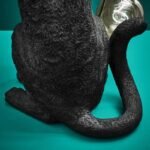 Table Lamp Cat Chouchou Black