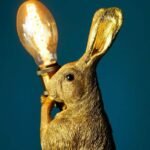 Table Lamp Rabbit Meister Lampe Gold