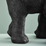 Side Table Elephants Mali and Kisha Black