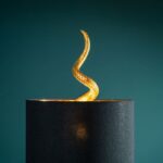 Table Lamp Snake Kaara Gold