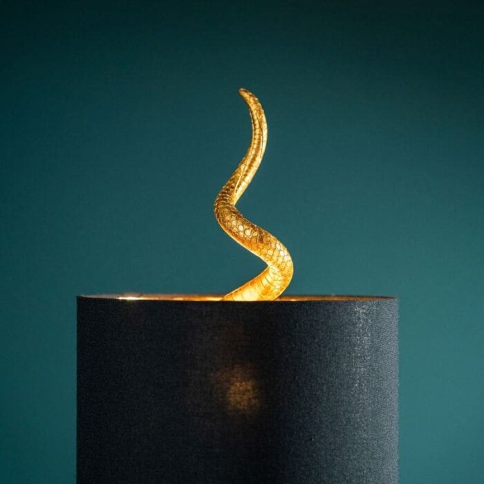 Table Lamp Snake Kaara Gold