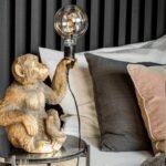 Table Lamp Monkey Abu Gold