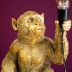 Table Lamp Monkey Abu Gold