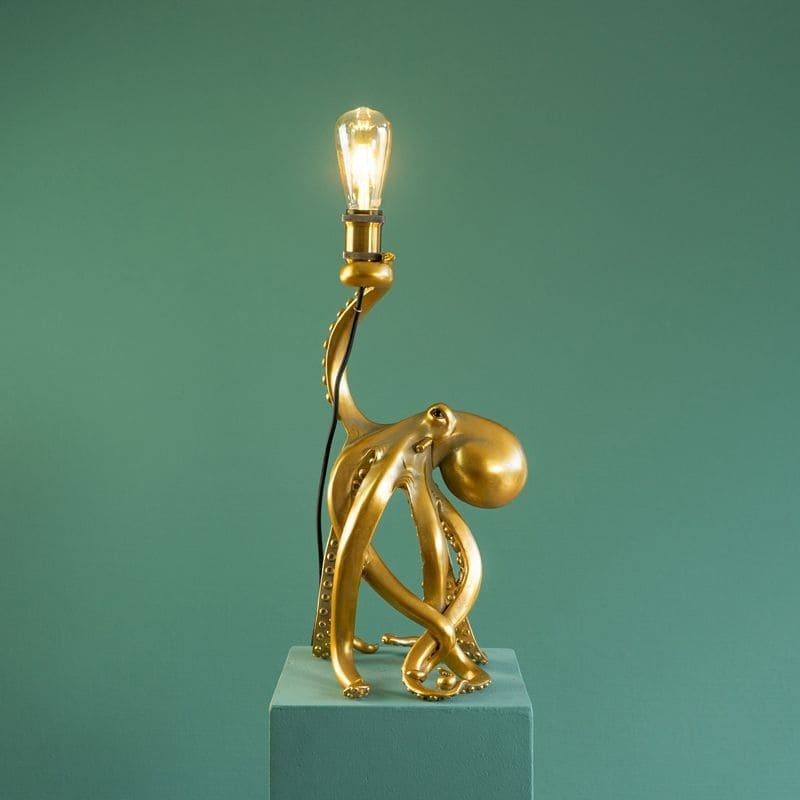 Table Lamp Octopus Otto Octopus Gold
