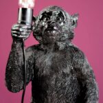 Table Lamp Monkey Koko Black