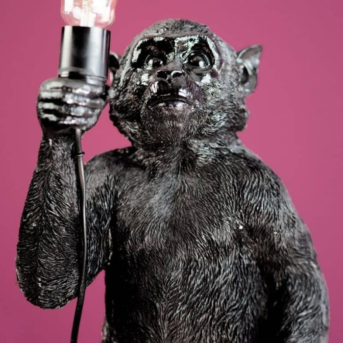 Table Lamp Monkey Koko Black