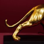 Table Lamp Panther Baghiro Gold-Black