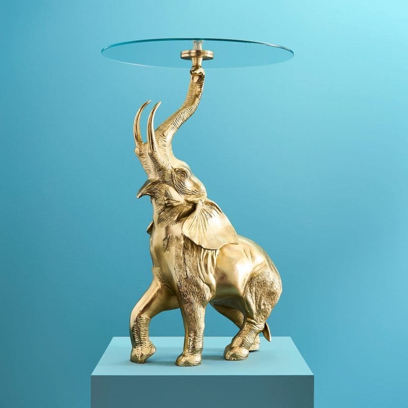 Side Table Elephant Kimba Gold