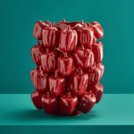 Vase Paprika Red Pepper Handmade