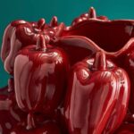 Vase Paprika Red Pepper Handmade
