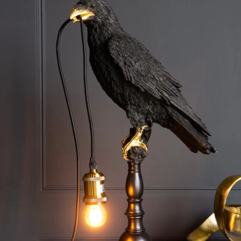 BLACK CROW TABLE LAMP