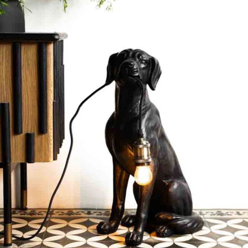 BLACK DOG FLOOR LAMP