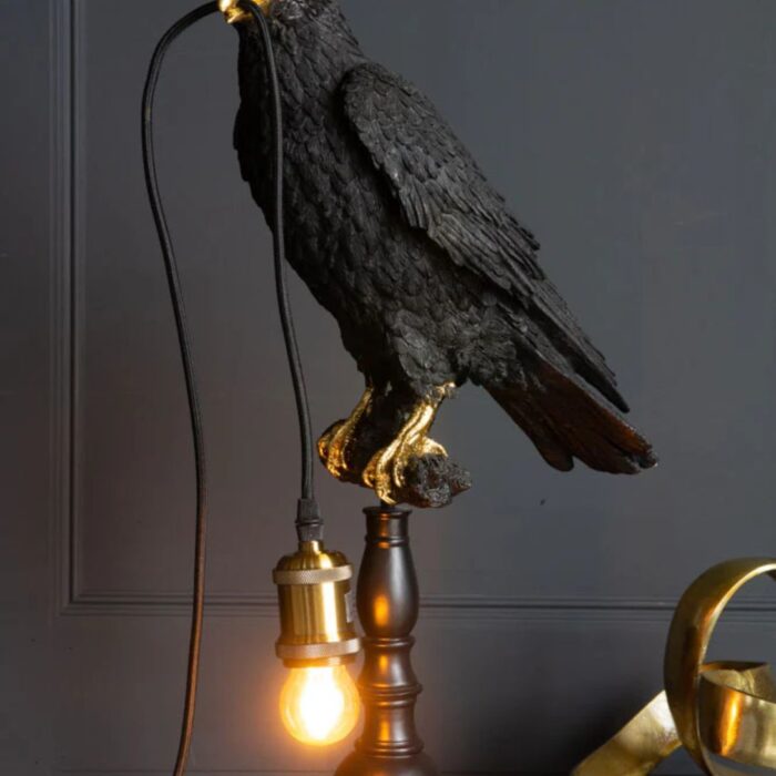BLACK CROW TABLE LAMP
