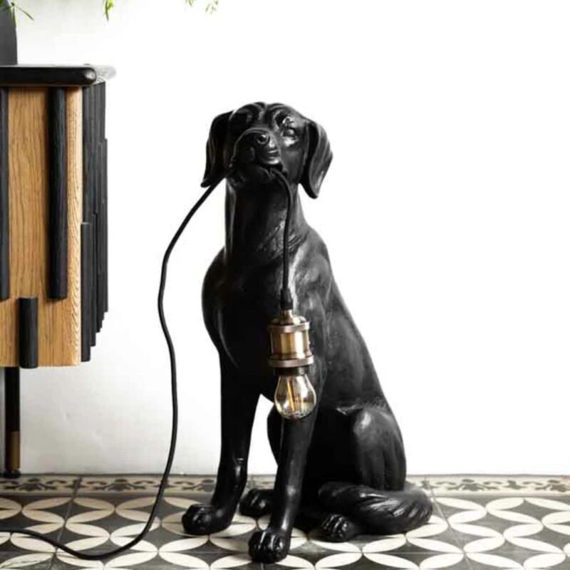 BLACK DOG FLOOR LAMP