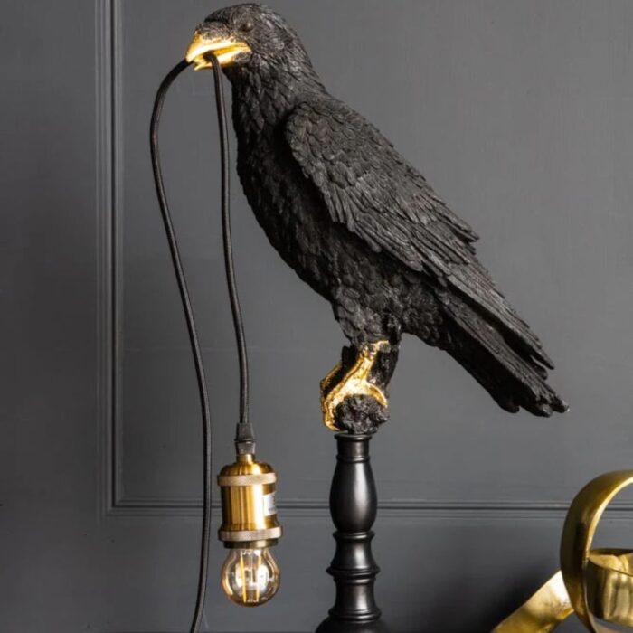 BLACK CROW TABLE LAMP