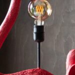 FABULOUS PINK OSTRICH FLOOR LAMP