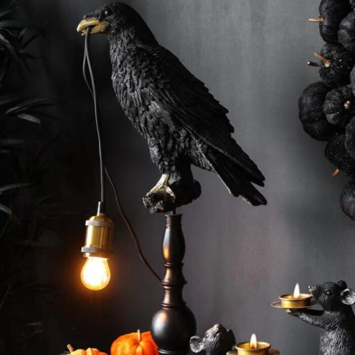 BLACK CROW TABLE LAMP