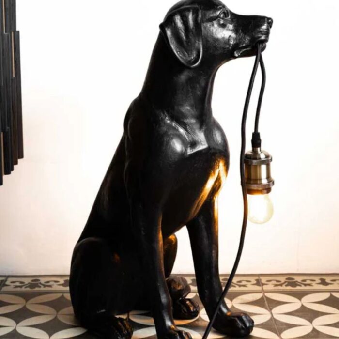 BLACK DOG FLOOR LAMP
