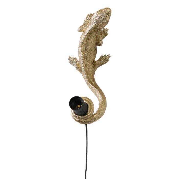 GOLD LIZARD TABLE/WALL LIGHT