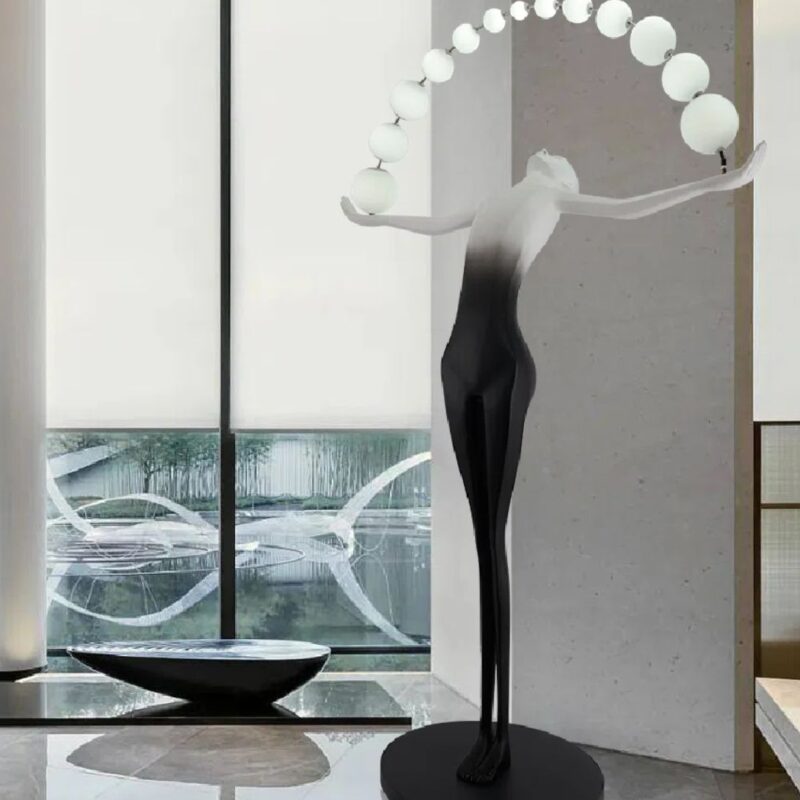 BRINE 89 BLACK LED NOVELTY FLOOR LAMP