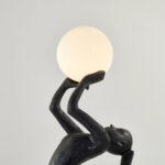 57 NOVELTY FLOOR LAMP BLACK
